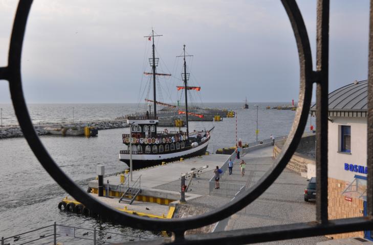 Blick vom Leuchtturm in Kolberg