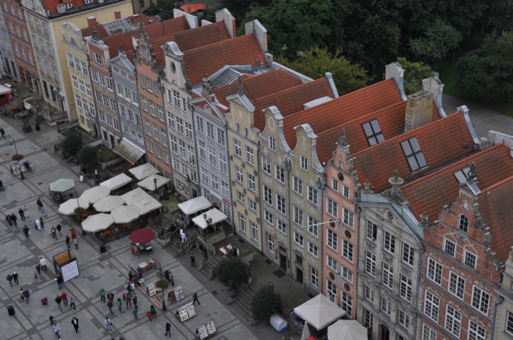 Blick vom Rathausturm auf die Dlugi Targ